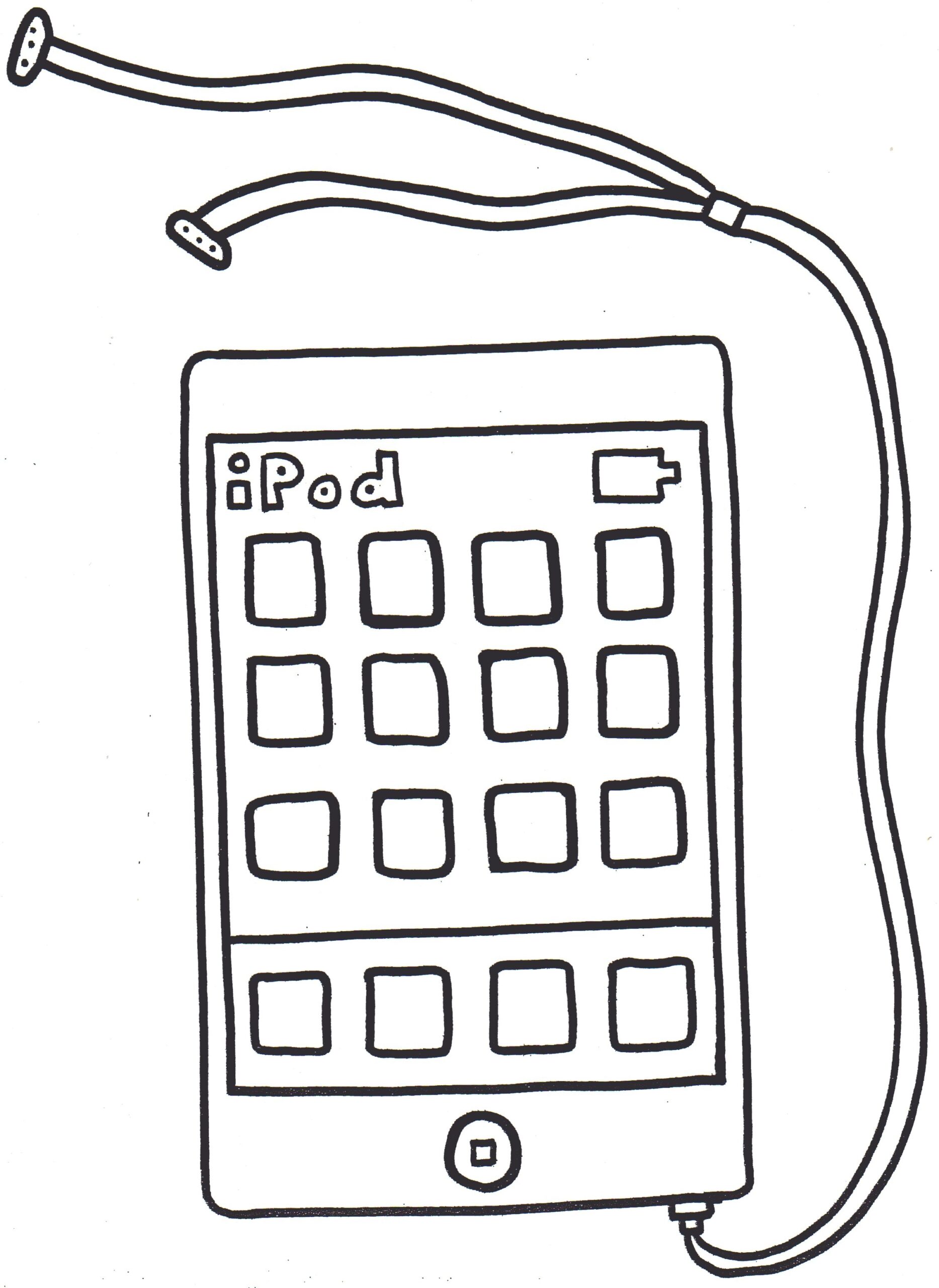 Ipad Coloring Pages Cliparts co