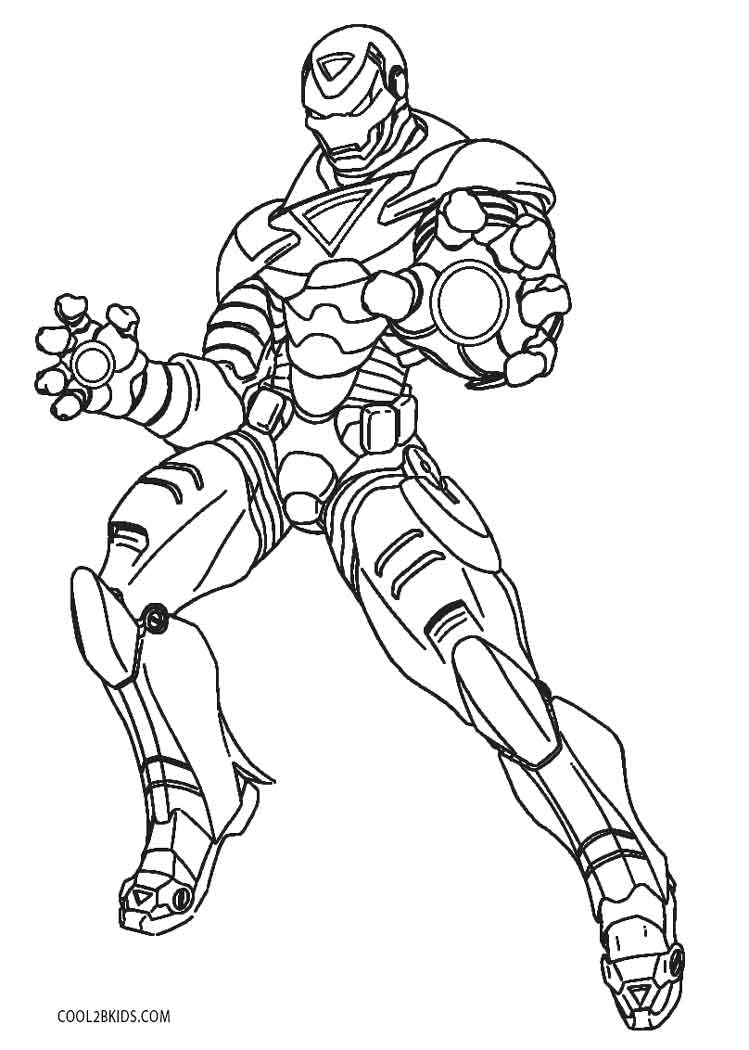 Ironman Coloring Pages