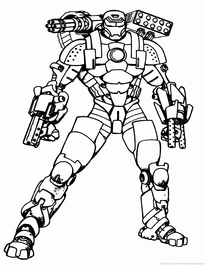 Ironman Coloring Pages
