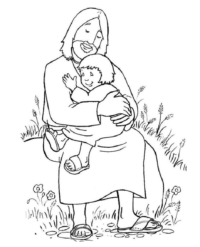 Jesus Loves Me Coloring Pages Free Printable PDF 