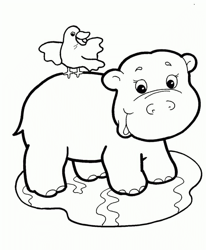 Jungle Animals Coloring Pages