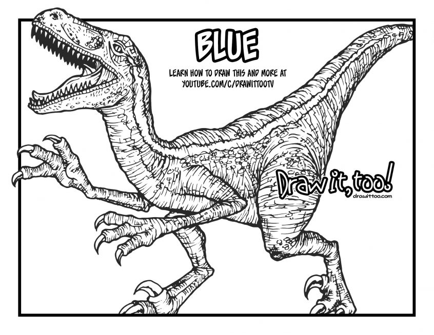 Jurassic World Color Page Coloring Page Free Printable Coloring Pages