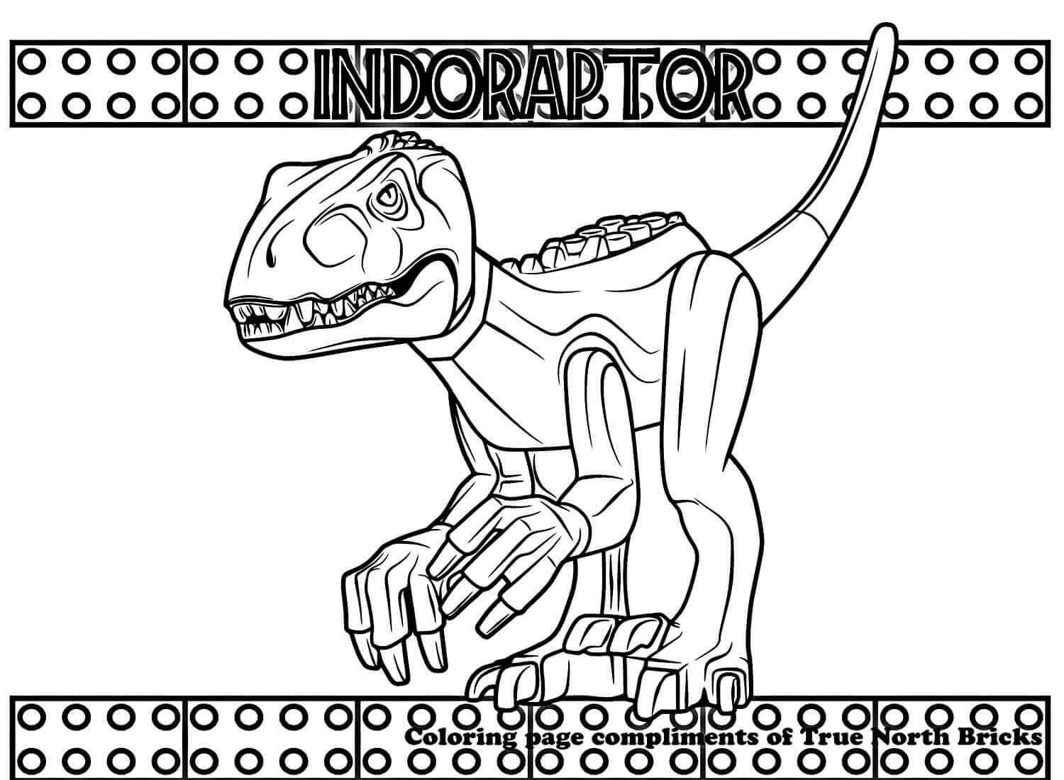 Jurassic World Dinosaur Coloring Page Free Printable Coloring Pages