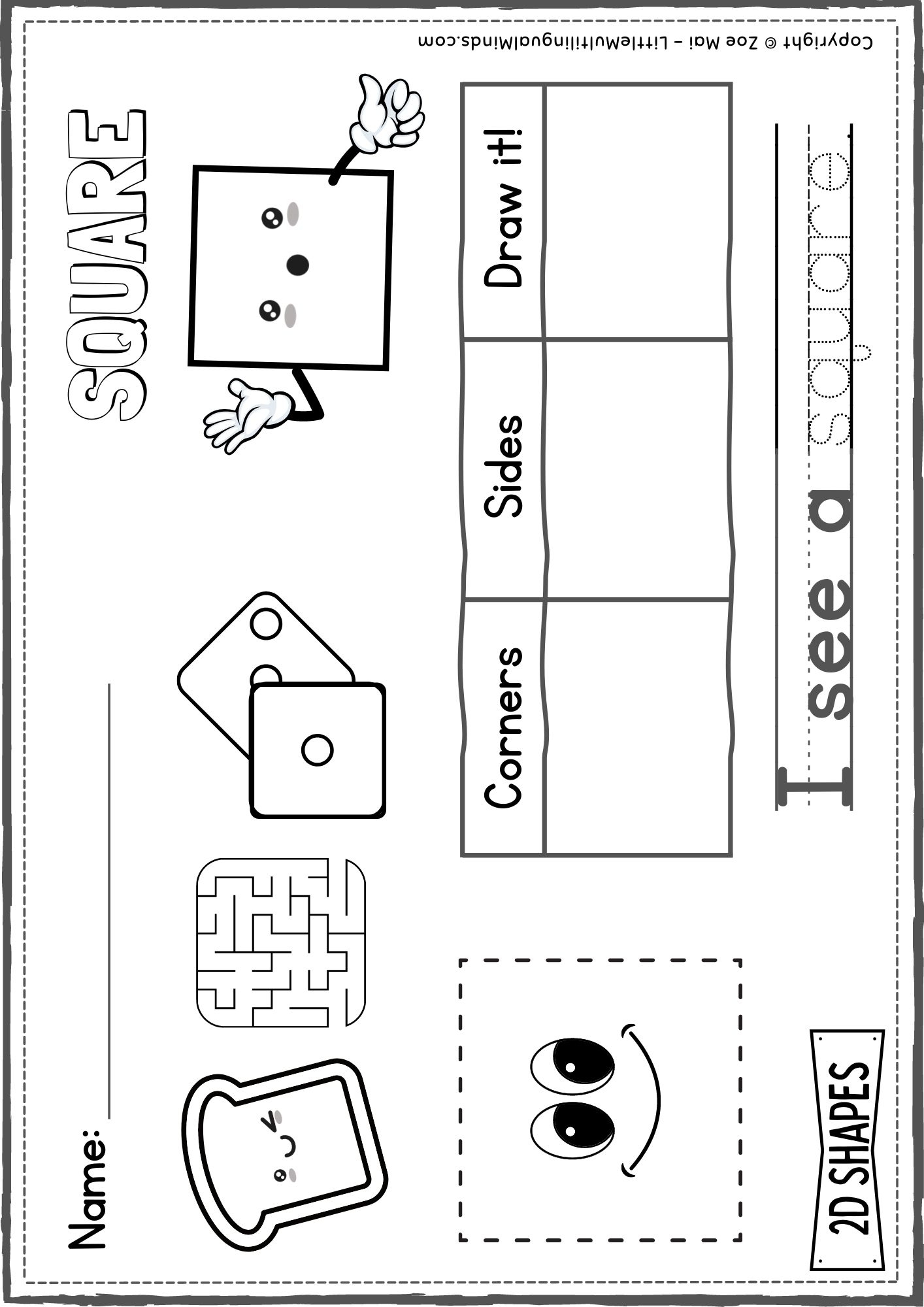 complete square worksheet