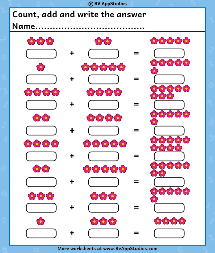 Kindergarten Addition Worksheets Free Printables Worksheets Library