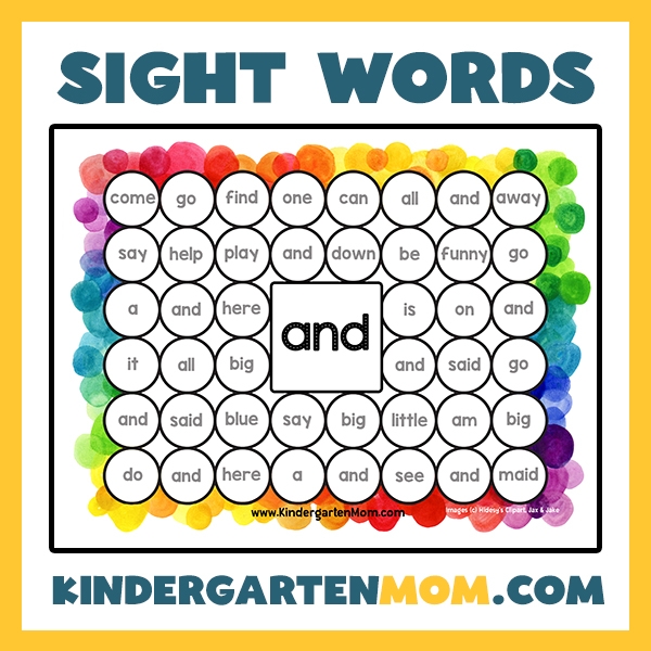 Kindergarten Worksheets We Have A Series Of Free Sight Words 