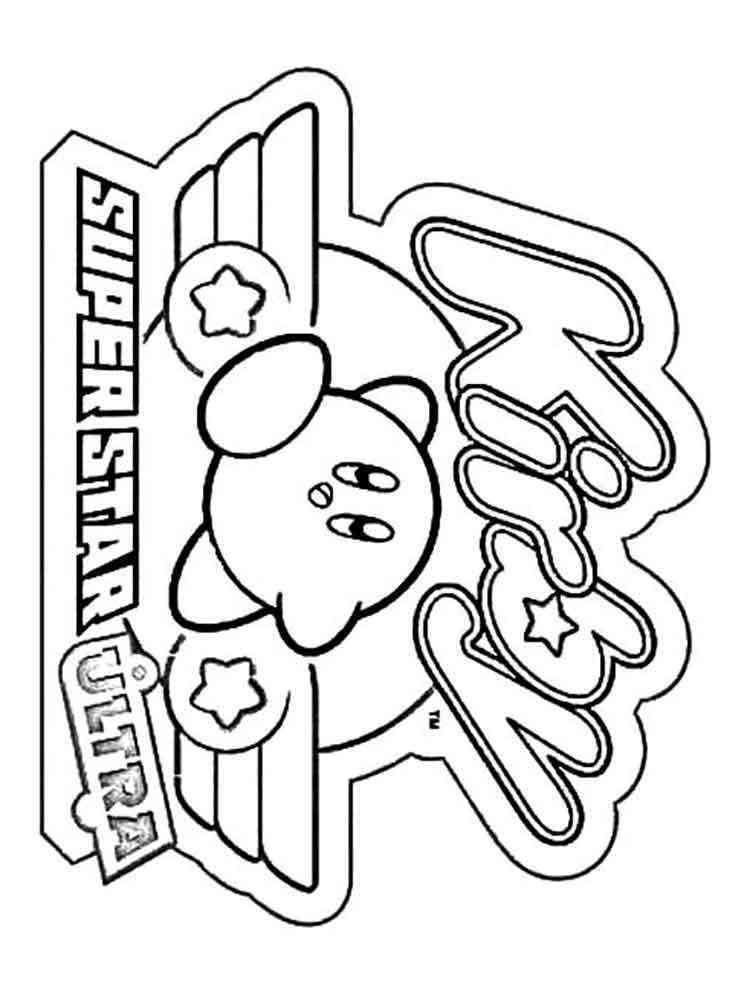 Kirby Coloring Pages