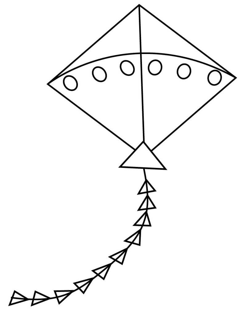 Kite Coloring Page Free Printable Coloring Pages For Kids