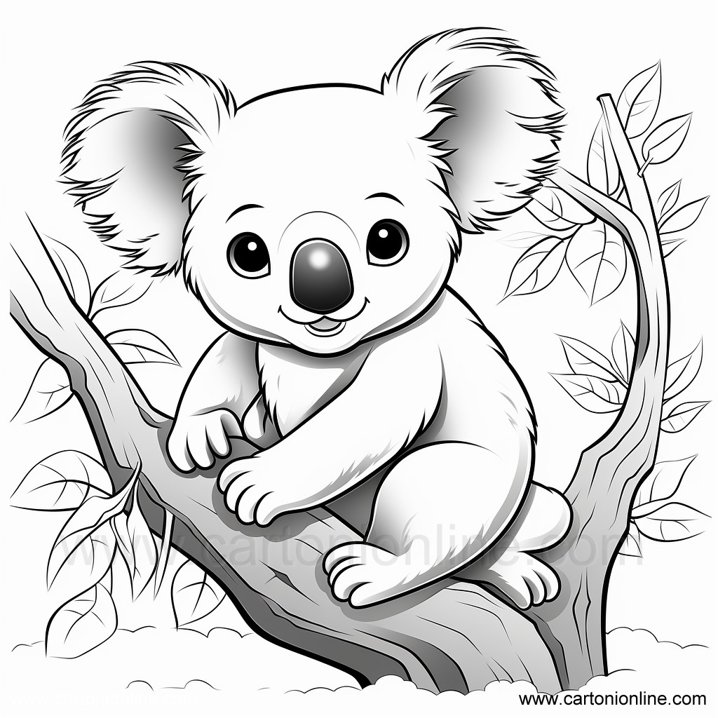 Koala 27 Coloring Page