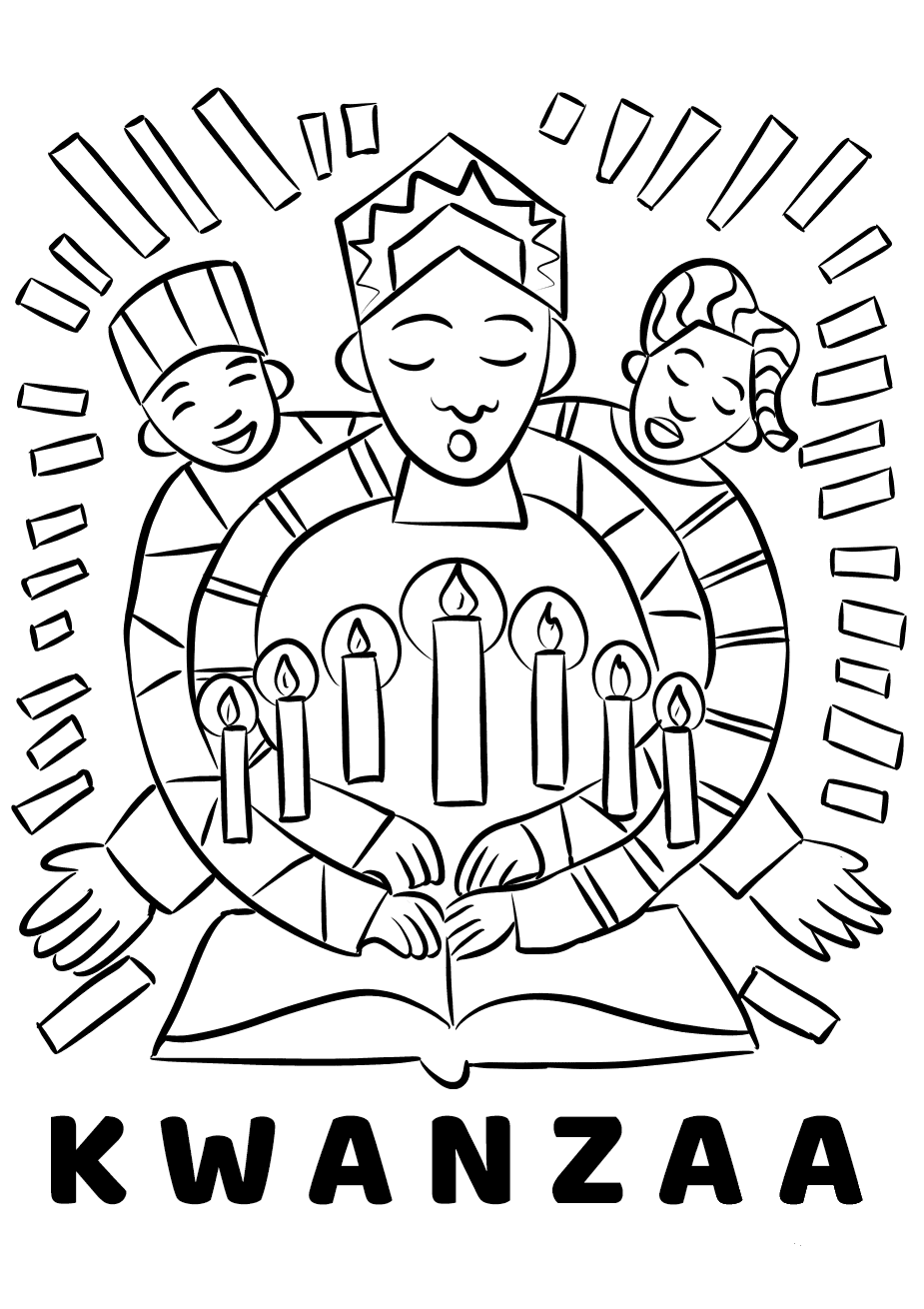 Kwanzaa Coloring Page ColouringPages
