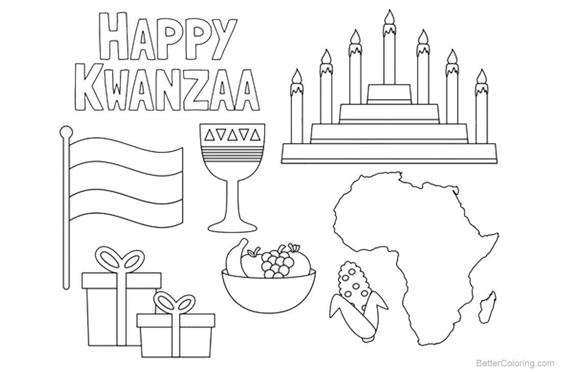 Kwanzaa Coloring Pages Free Printable Coloring Pages
