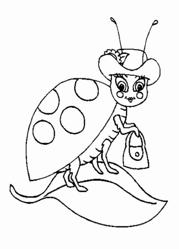 Ladybugs Coloring Pages Coloring Home