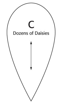 daisy petal template