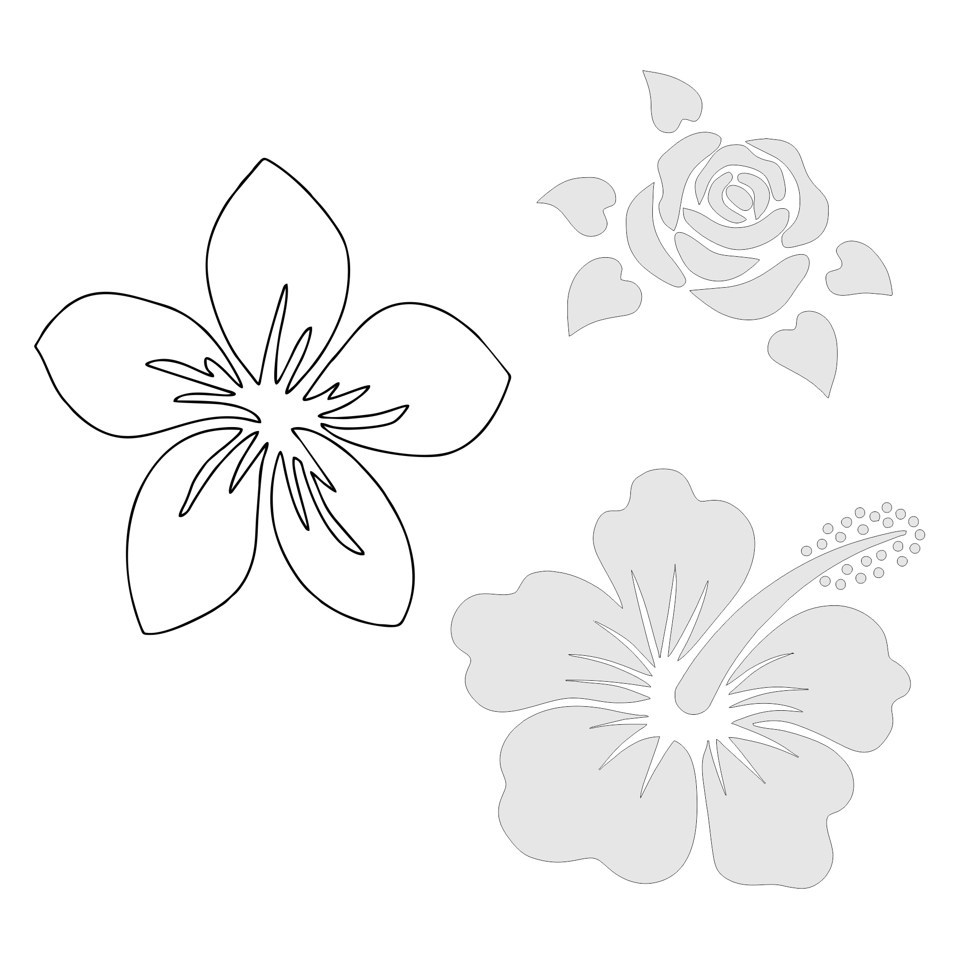 daisy flower stencils printable