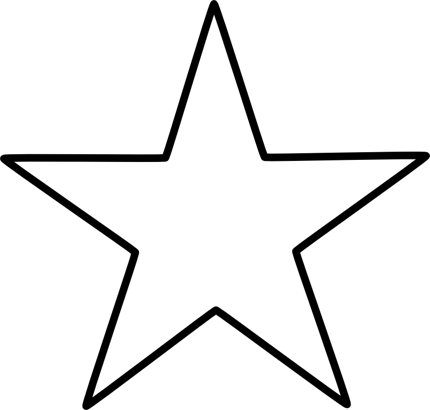 extra large star template printable