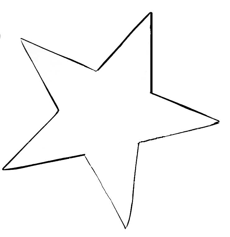 Large Star Template Printable Cliparts co