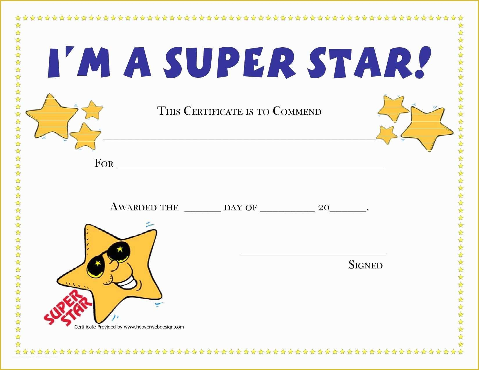 award printable template