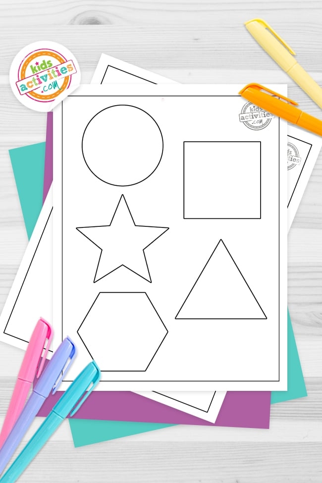 shape activities for toddlers printable pdf