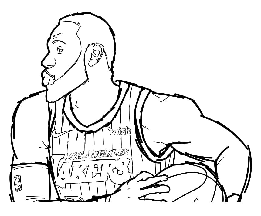 Lebron James Color Pages