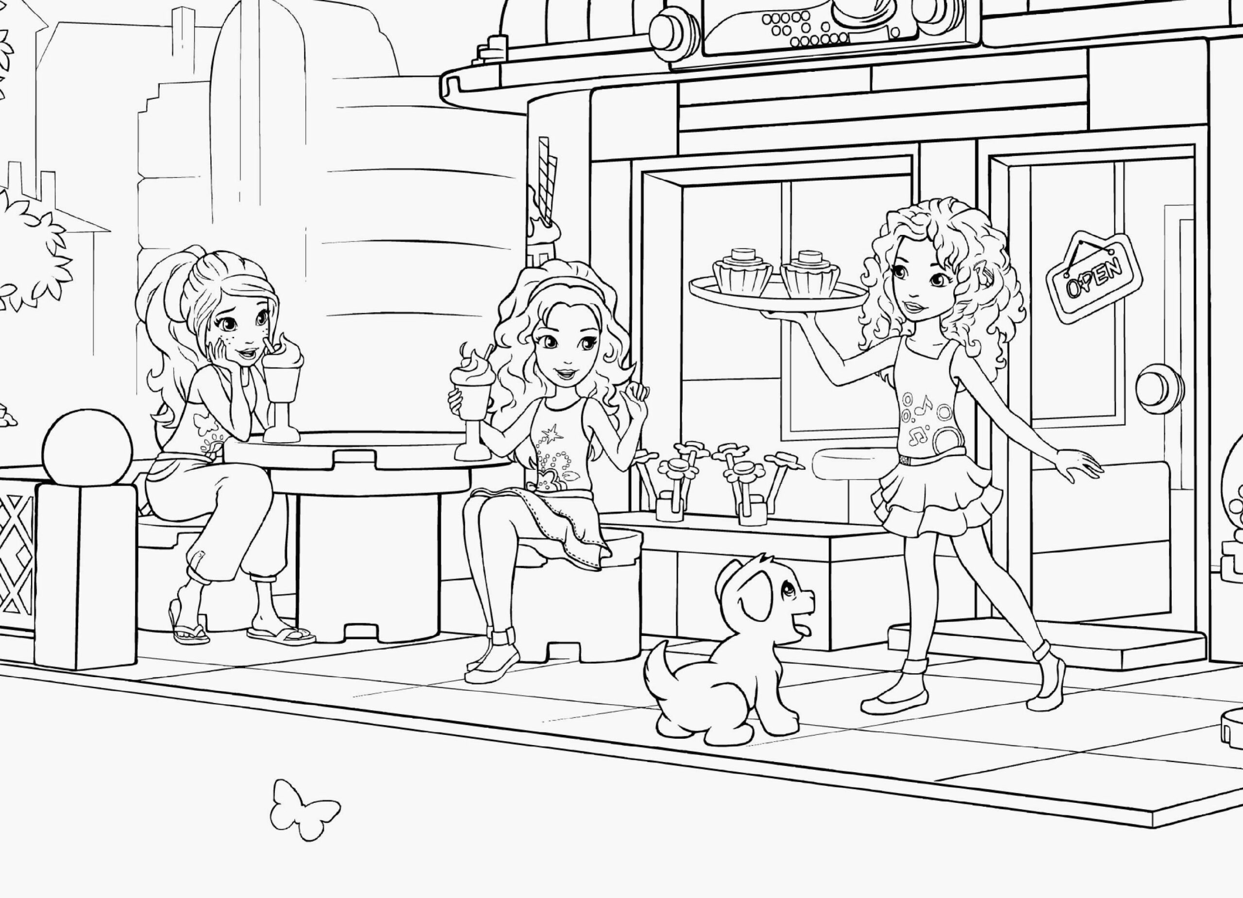 Lego Friends Coloring Pages