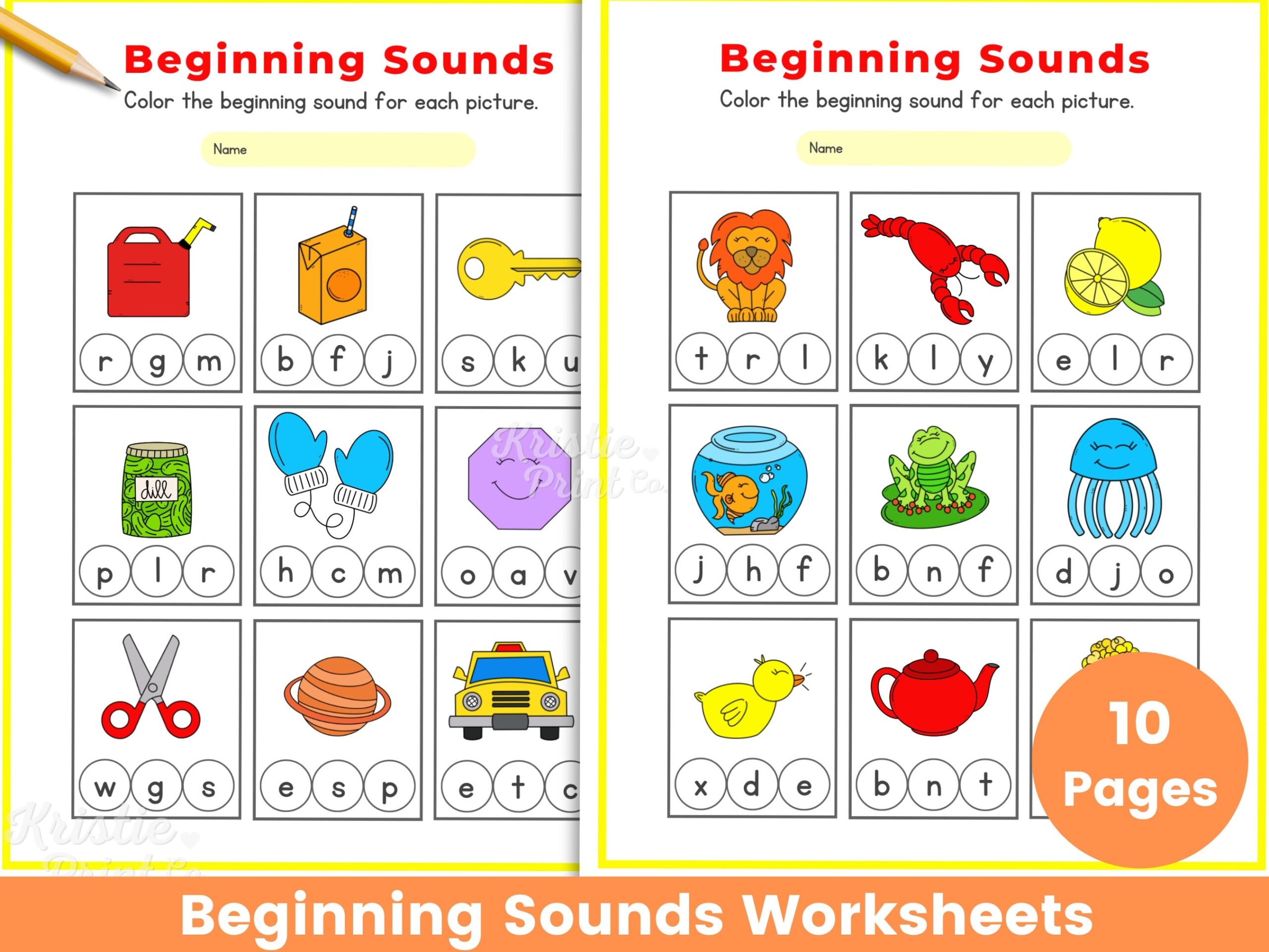 beginner phonics worksheets for kindergarten