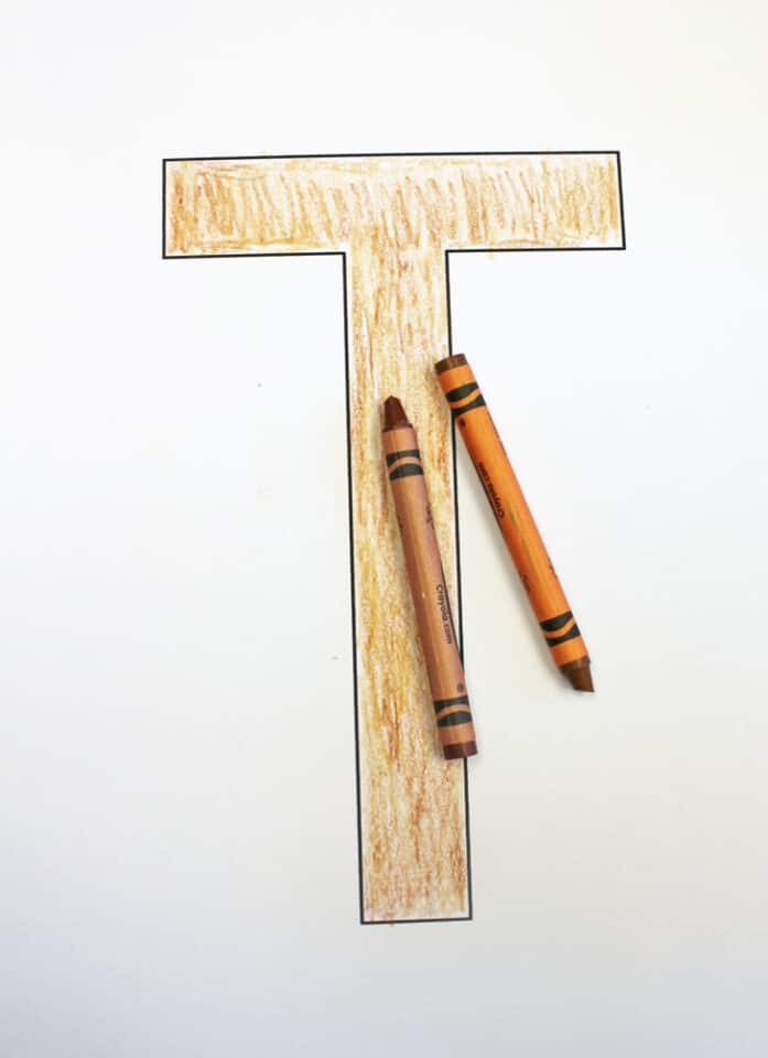 Letter T Tree Craft For Preschoolers Free Printable A Crafty Life