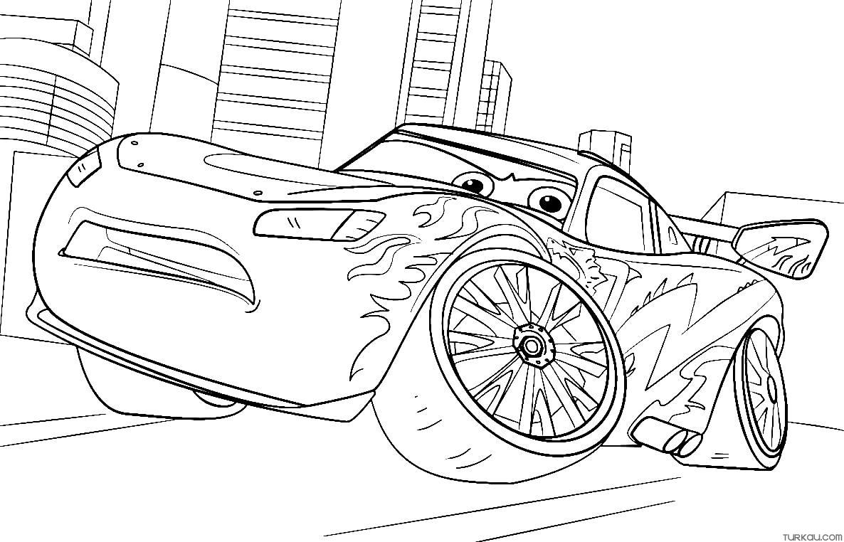 Lightning Mcqueen Coloring Book Pages