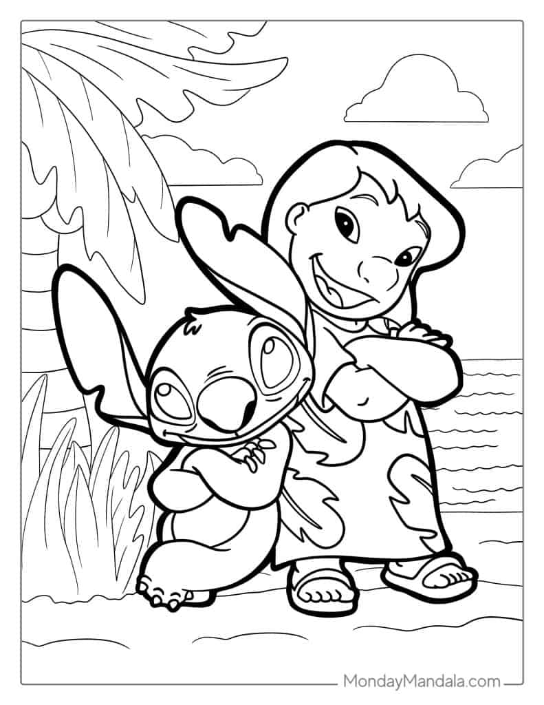 Lilo And Stitch Color Pages