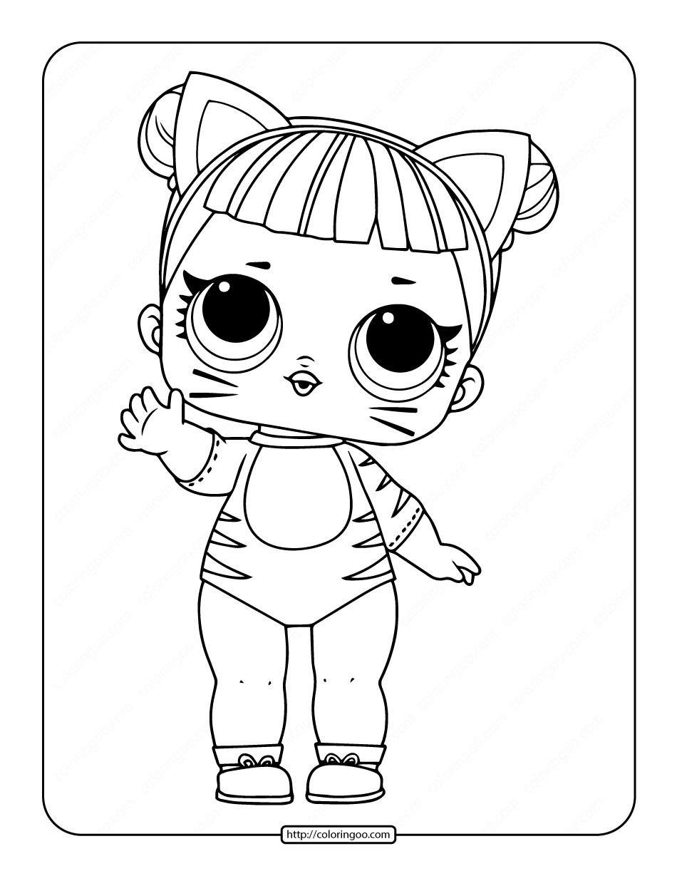 Lol Surprise Doll Colouring Pages Printable Infoupdate