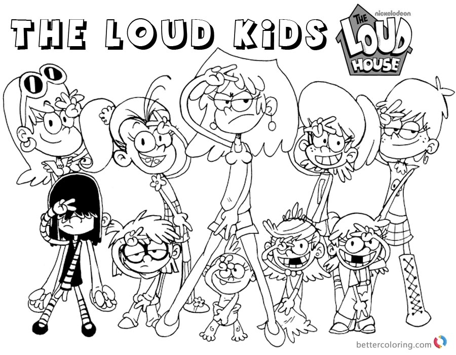 Loud House Coloring Pages