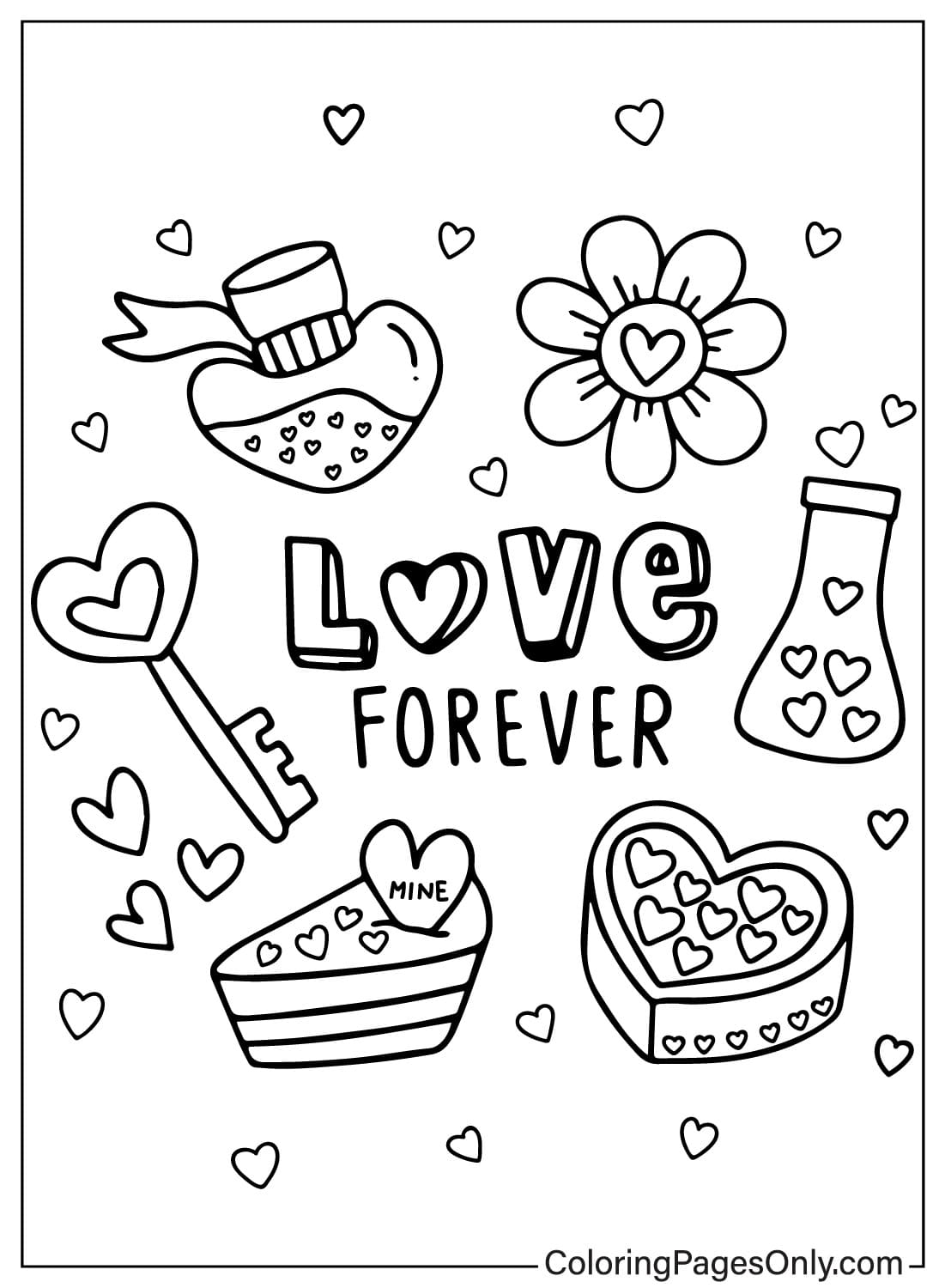 Love Is Coloring Pages