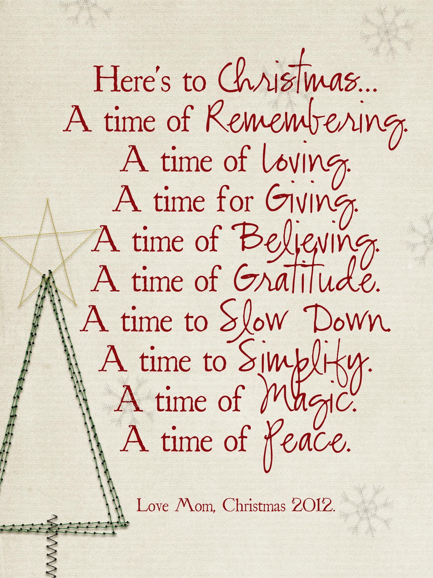 verses for christmas cards free printables