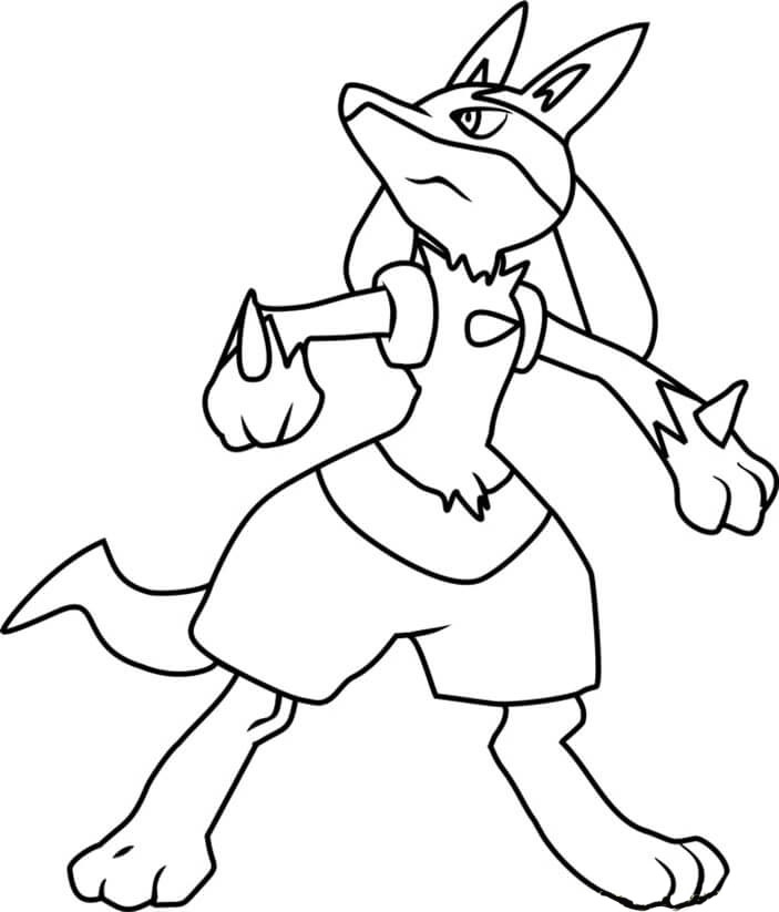 Lucario Coloring Pages Free Printable Coloring Pages For Kids