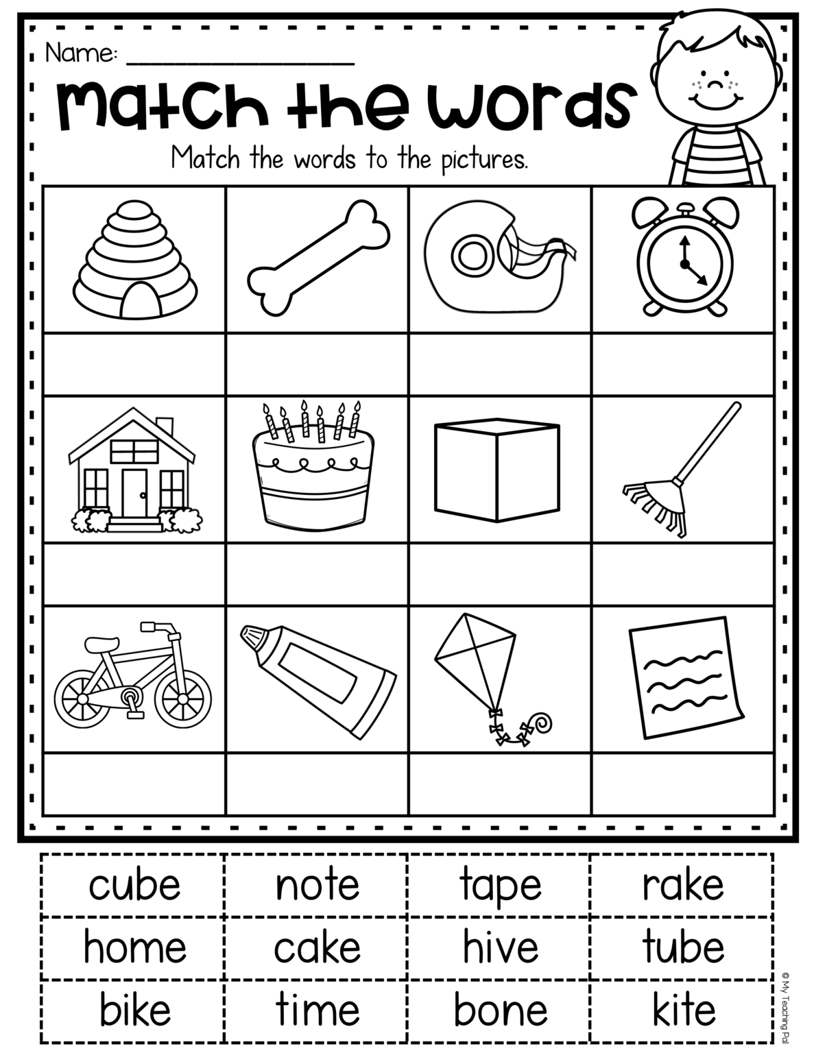 words with magic e worksheets