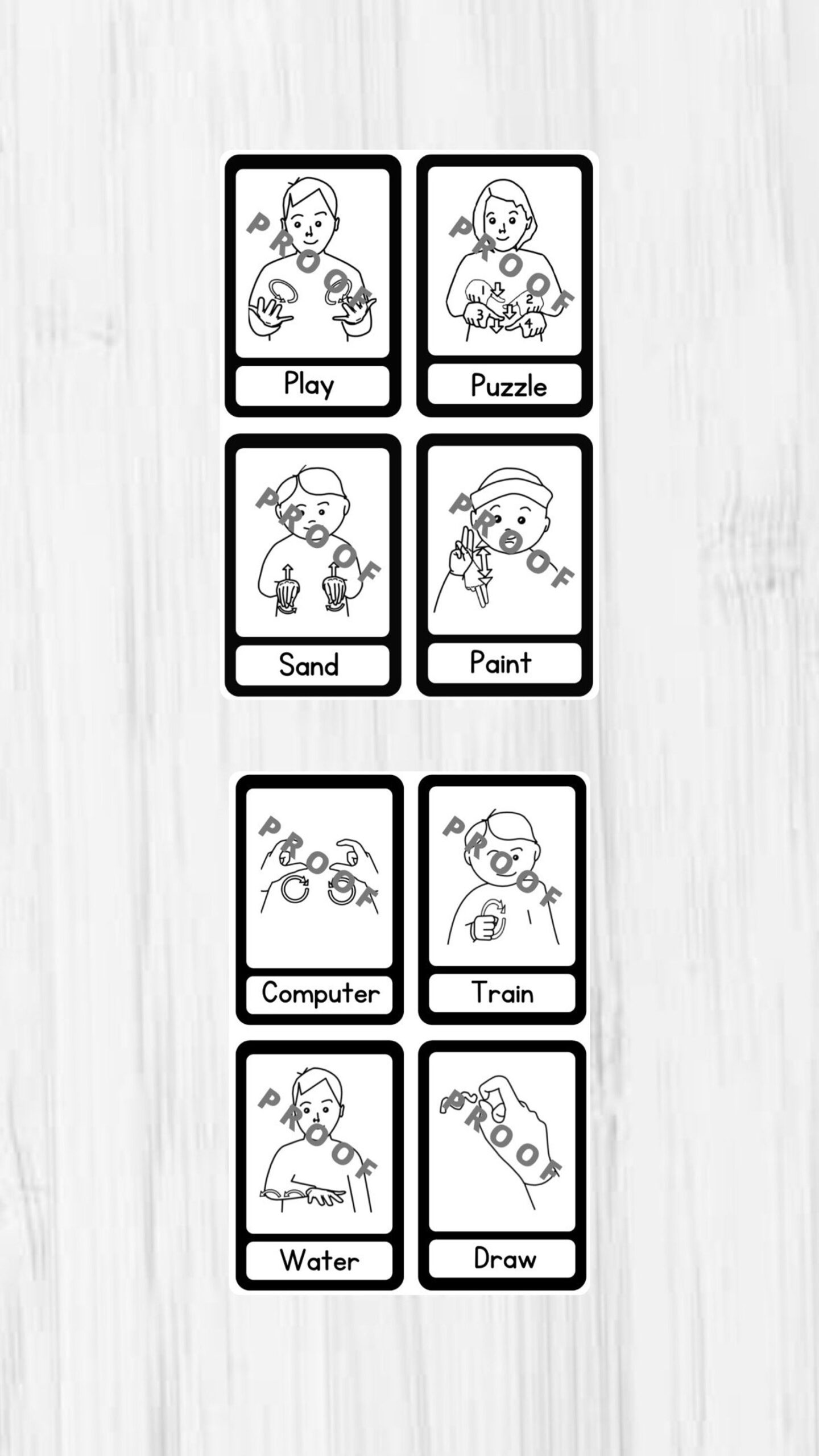 Makaton Flash Cards Printable Free