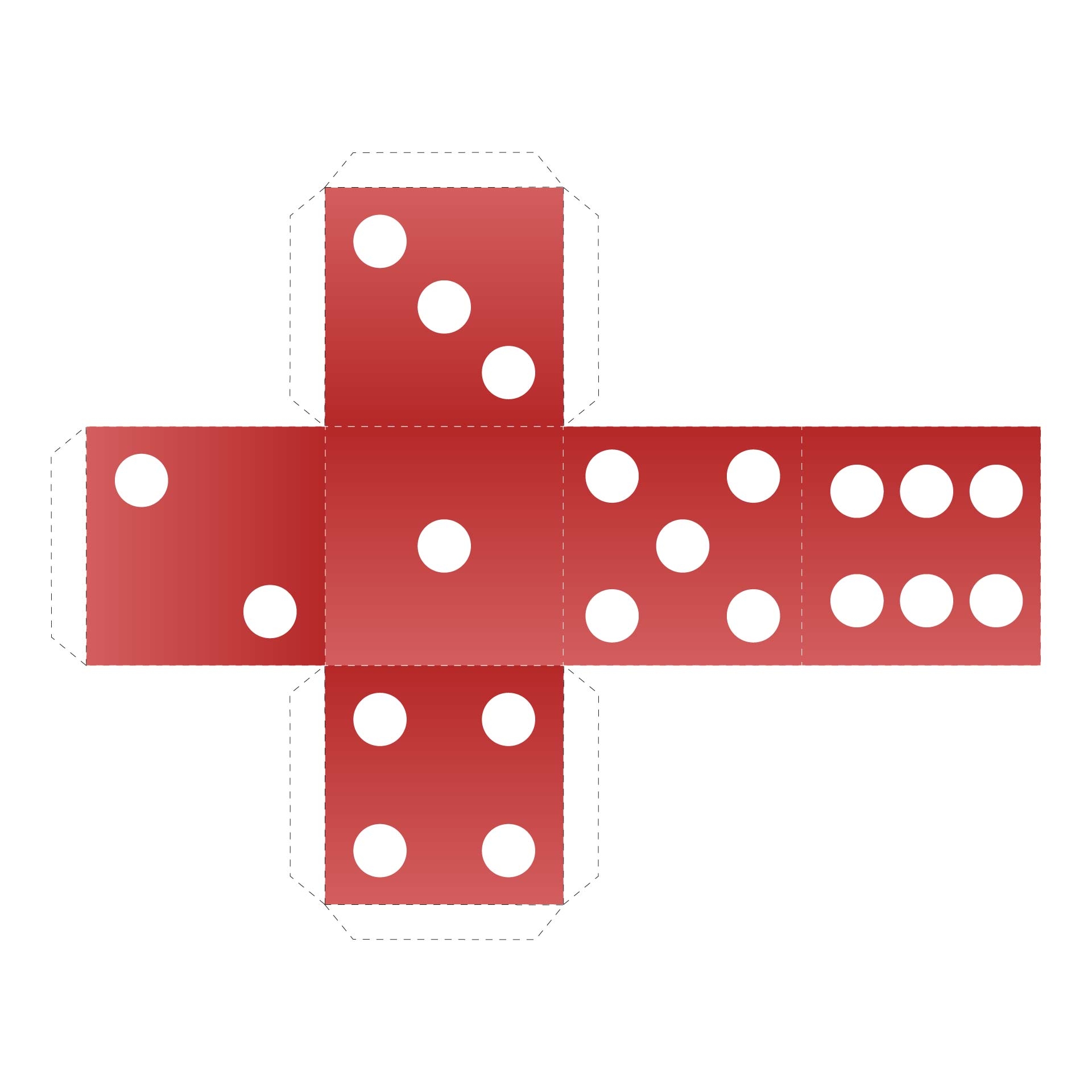 make your own dice template
