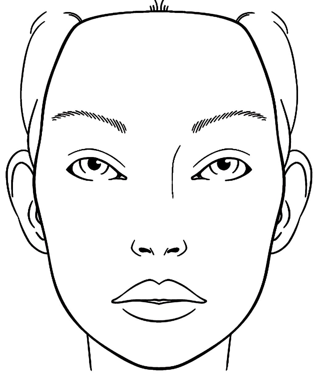 Face Coloring Page