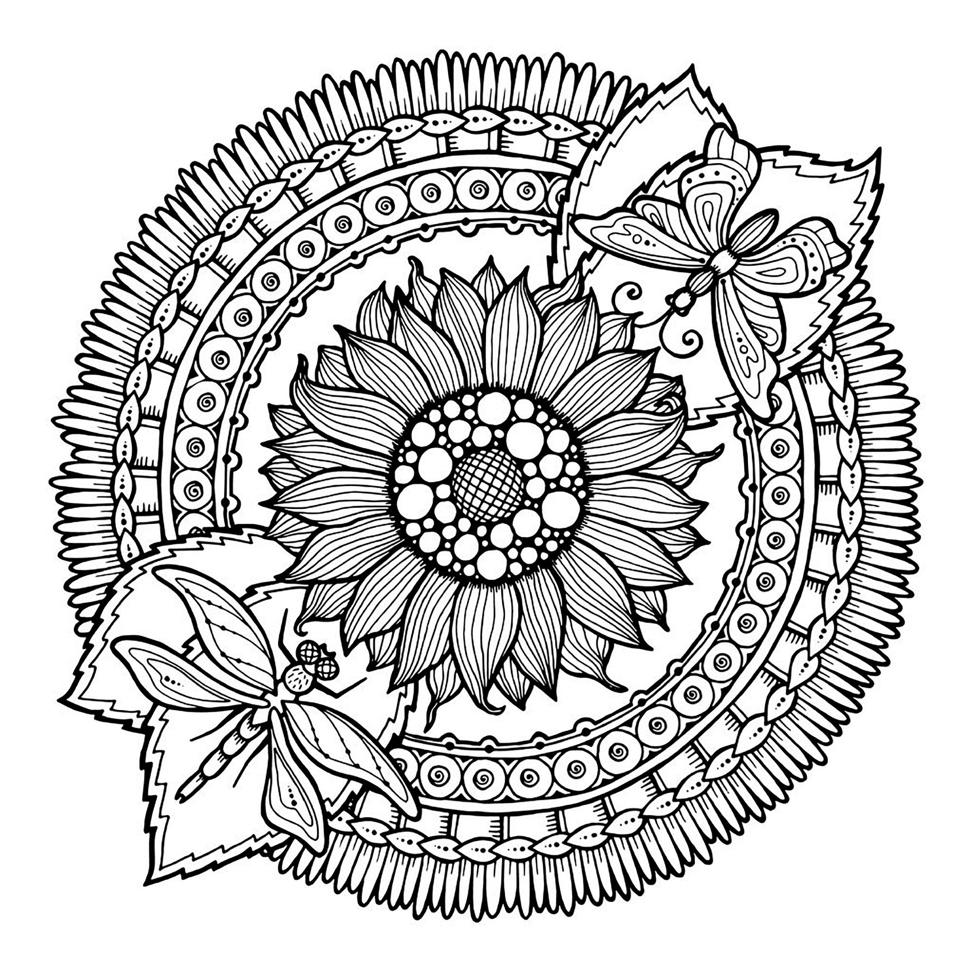 free coloring pages for adults mandala
