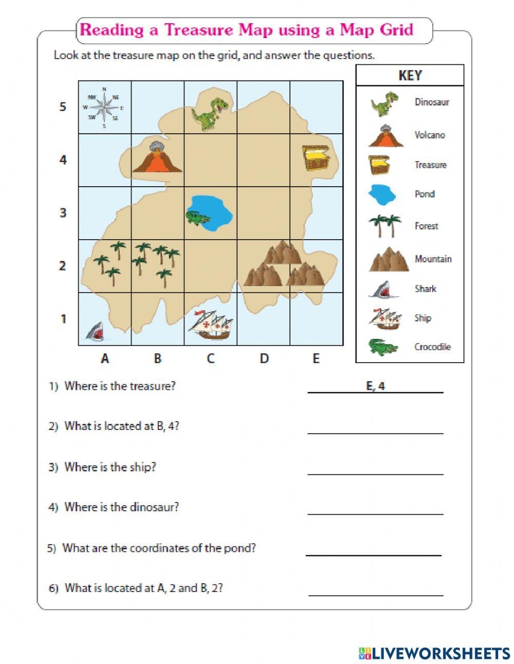 coordinates worksheet