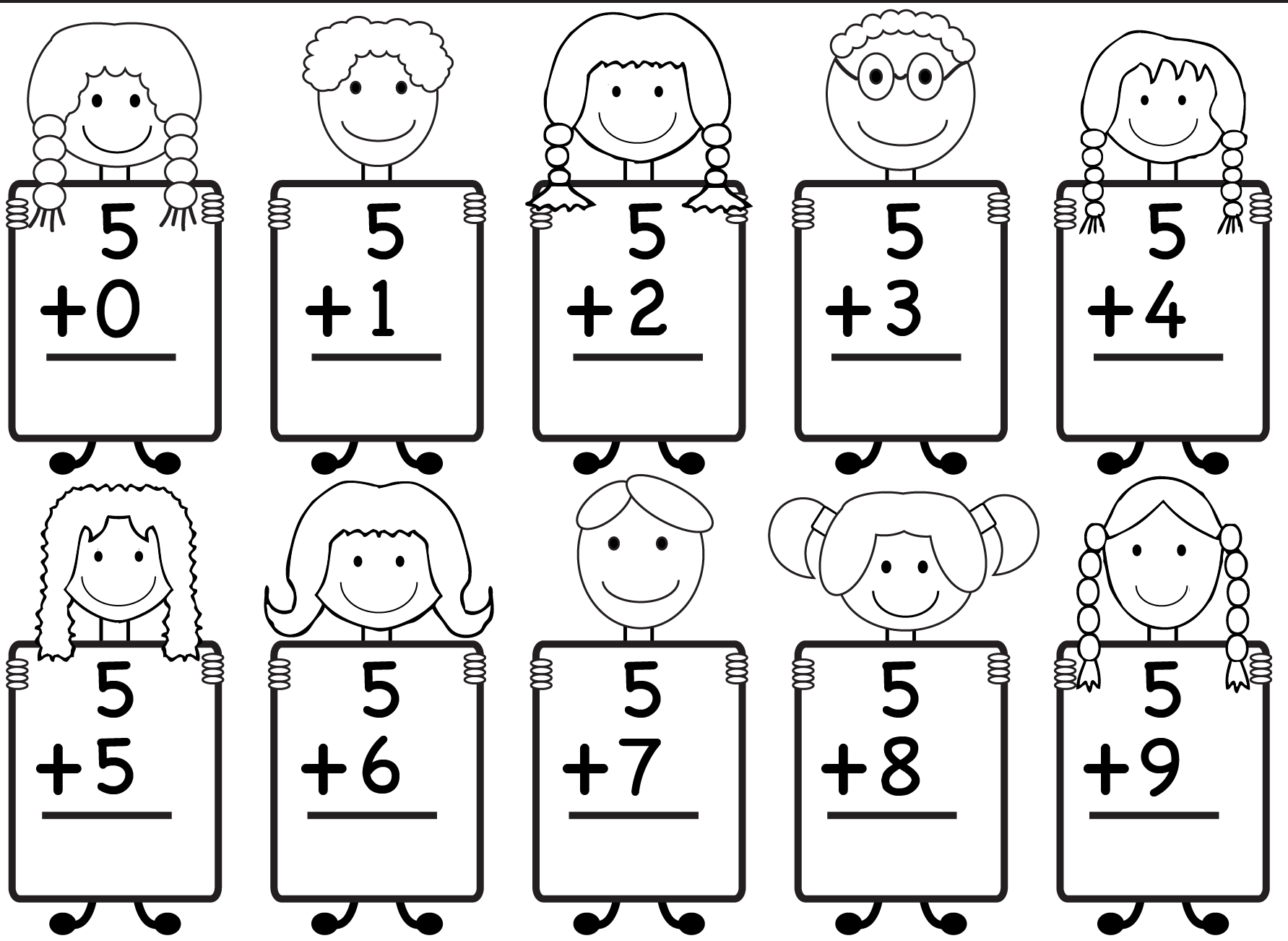 Math Worksheet Free Printable Pdf For Kids Counting To 5 Preschool 