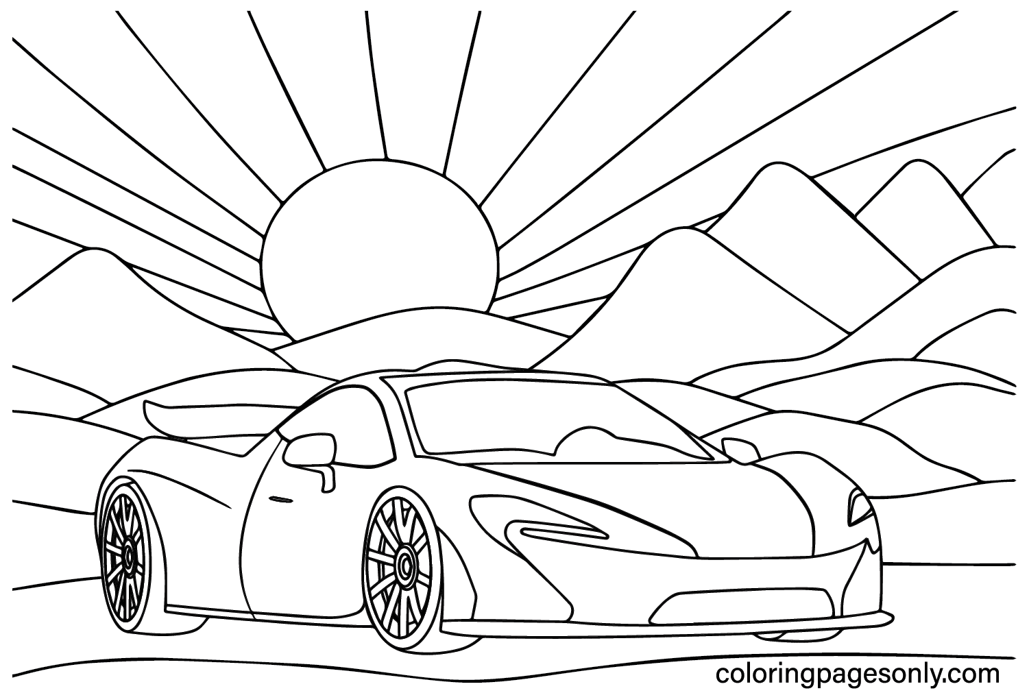 McLaren Coloring Page Free McLaren Coloring Pages Coloring Pages 