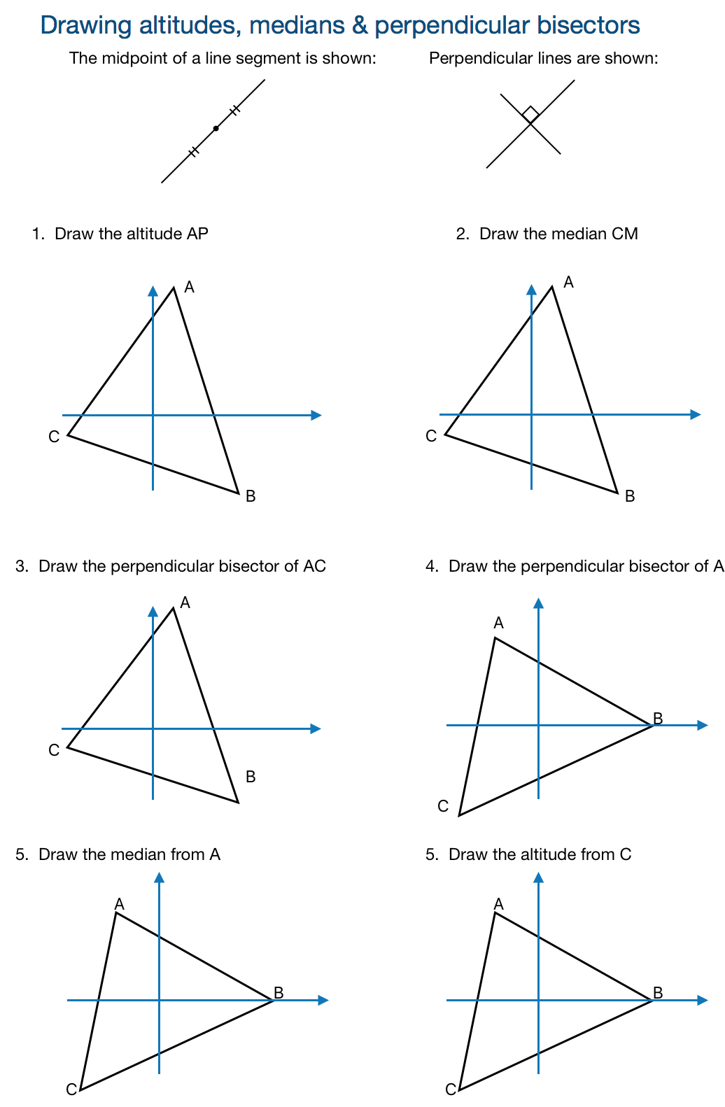 Medians And Altitudes Of Triangles 247 Plays Quizizz Worksheets 