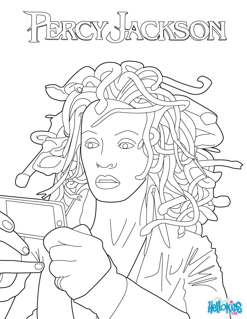 Percy Jackson Coloring Pages