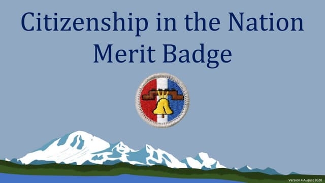 MeritBadge CitizenshipInTheNation pptx Worksheets Library