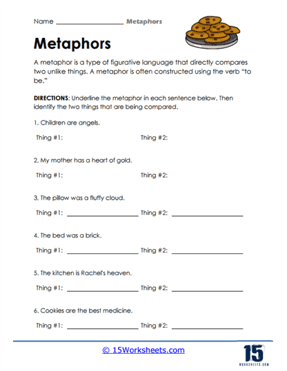 Metaphors Worksheets 15 Worksheets Worksheets Library