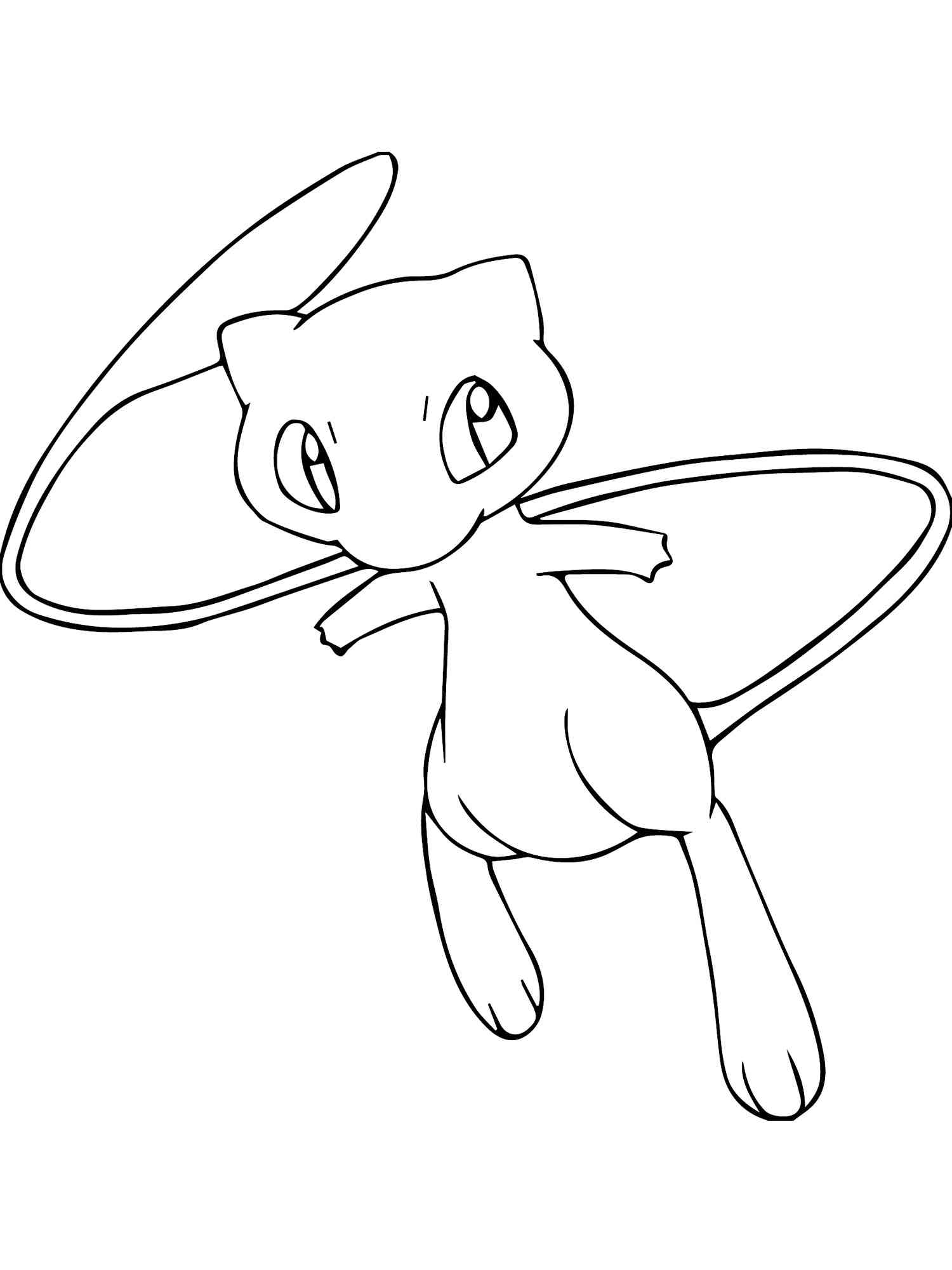 Mew Pokemon Coloring Pages