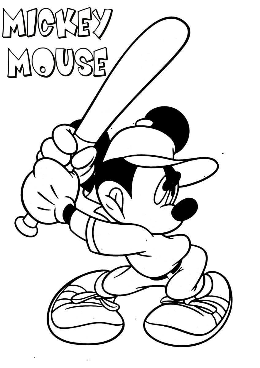 Mickey Mouse Coloring Pages Printable