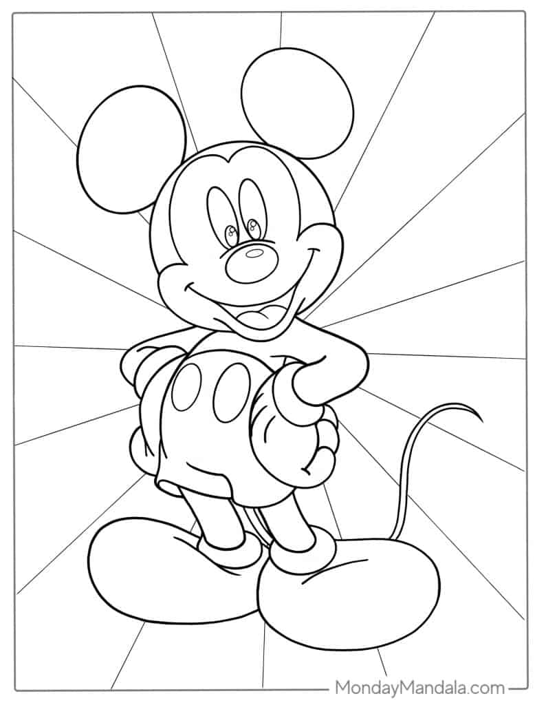 Mickey Mouse Friends Coloring Pages