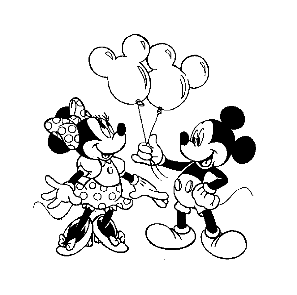 Mickey Mouse And Friends Coloring Pages