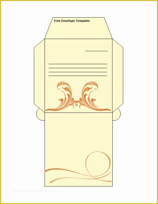 microsoft word envelope template free